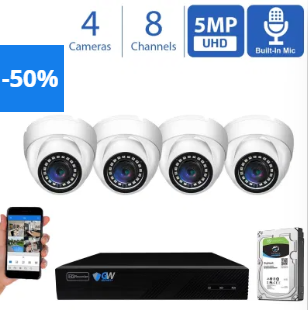 ip camera dome 4k